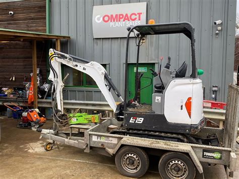 Digger Bidder 2021 Bobcat E19 Mini Digger Plant Trailer And 15 Tonne