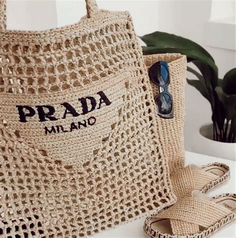 Prada Summer Bag Bag Pattern Bags Burlap Bag