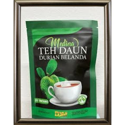 ORIGINAL HQ Teh Durian Belanda Medina Turun Gula Diabetes 1001