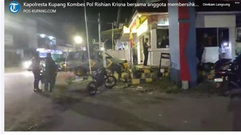 Video Viral TikTok Kapolres Kupang Kota Kombes Pol Rishian Krisna