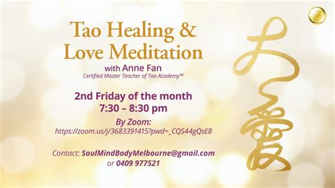 Tao Healing & Love Meditation , June 12 2020 | Online Event | AllEvents.in