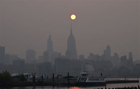 Canadian Wildfire Smoke Renders New York Citys Air Worst In World Grist