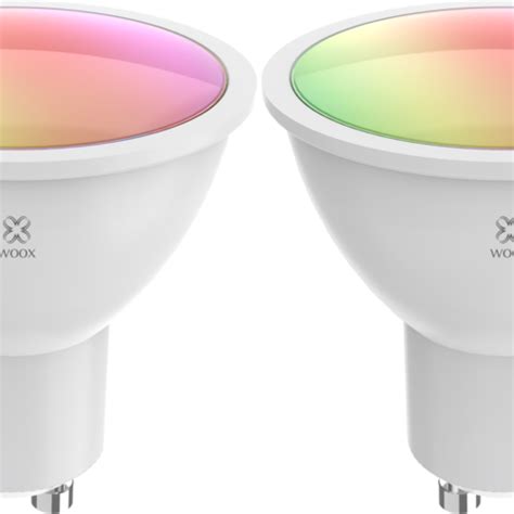 Woox Home WOOX R9076 4 Pack Smart GU10 LED Spot RGB CCT