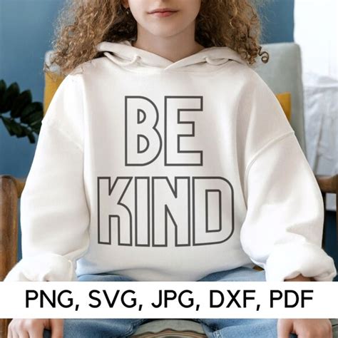 Be Kind Svg Kindness Png Svg Be Kind To Yourself Always Etsy