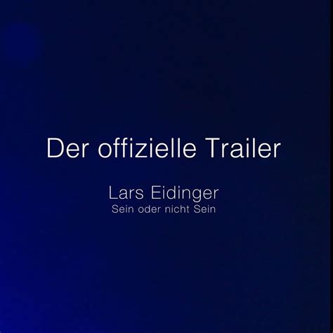 German Trailer Out Now Lars Eidinger To Be Or Not To Be