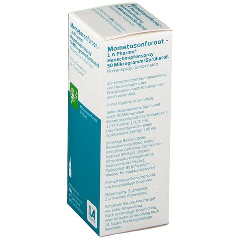 Mometasonfuroat A Pharma Heuschnupfenspray G Shop Apotheke