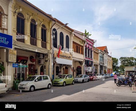 George Town Penang Island Malaysia Asian City Life And British