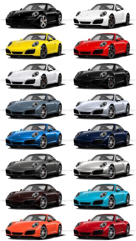 2017 Porsche 911 Carrera S - COLORS Visualizer 16-tile