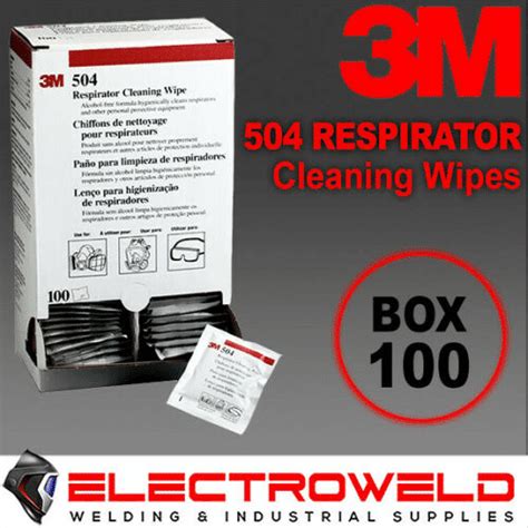 100 X 3m 504 Cleaning Wipes Respirator Welding Helmet Alcohol Free M504 Best Prices Online