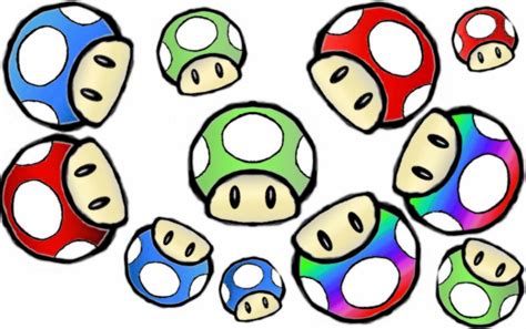 Mario Mushroom Color By Az Cun On Deviantart