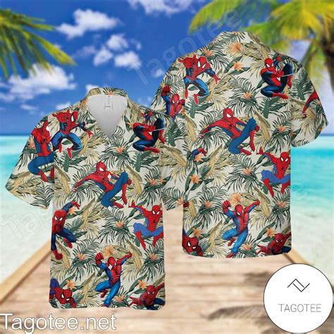 Spiderman Hawaiian Shirt Tagotee