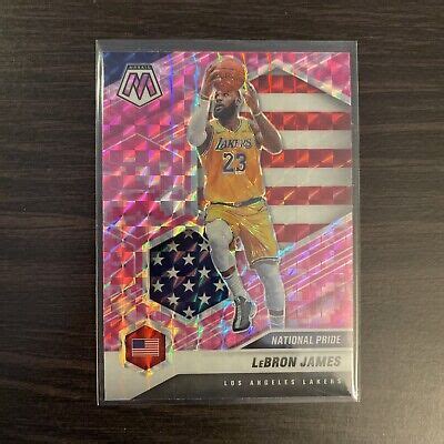 Panini Mosaic Lebron James National Pride Pink Camo Prizm