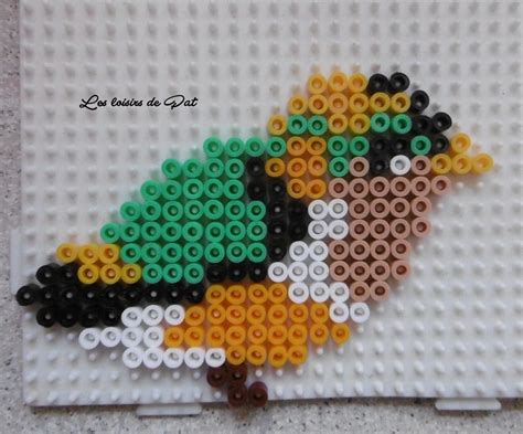 Bird Hama Beads By Les Loisirs De Pat Hama Beads Patterns Beading