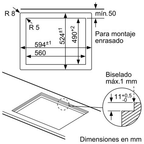 Placa De Gas Siemens Iq Ep A Cb Cm Negro