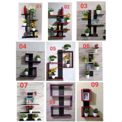 Rak Hiasan Dinding Keren Minimalis Bahan Mdf Lapis Hpl Shopee Indonesia