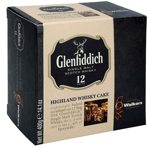 Walkers Glenfiddich Whisky Cake 400g By British Store Online