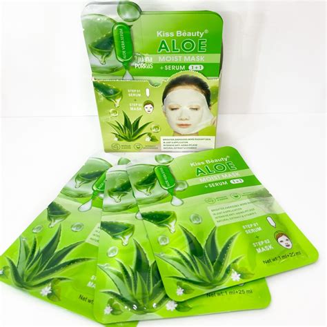 Mascarilla Aloe Vera Con Serum Kiss Beauty En Colombia Desde 5000