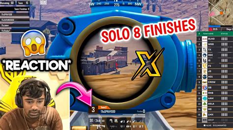 Neyoo Shocking Reaction On TX Spraygod Gameplay Solo 8 Finishes In