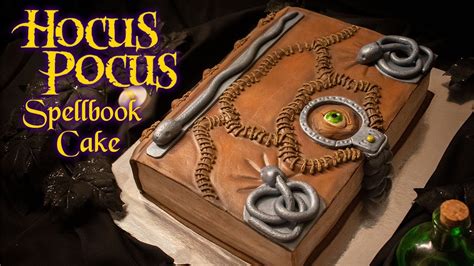 Hocus Pocus Spellbook Cake YouTube