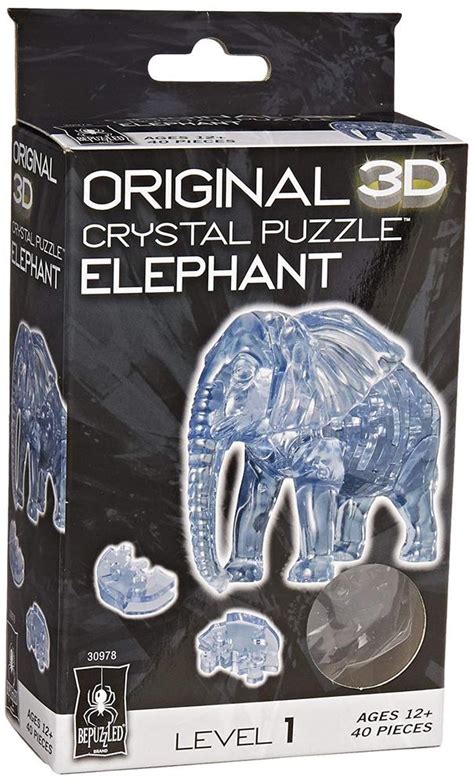 Elephant 3d Crystal Puzzle Toy Sense