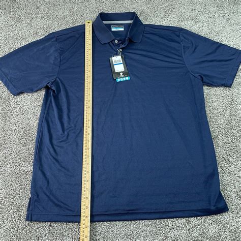 Buy Pga Tour Polo Shirt Adult Extra Large Blue Lightweight Golf Golfer Rugby Mens Online At