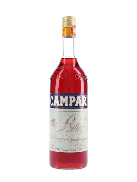 Campari Bitter Bot1980s Hm Forces The Whisky Exchange