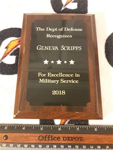 Ncis New Orleans Tv Series Geneva Scripps Office Plaque Prop Fr Prop