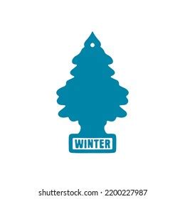 Concept Snow Tree Silhouette Vector Stock Vector (Royalty Free ...