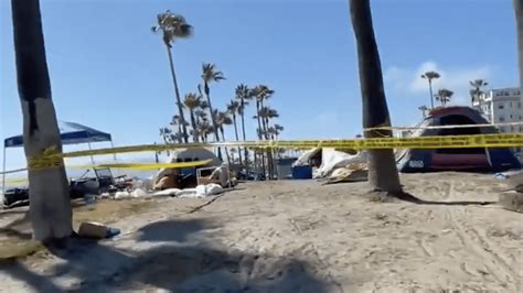 Investigation Underway After Man Found Dead In Tent At Venice Beach Ktla