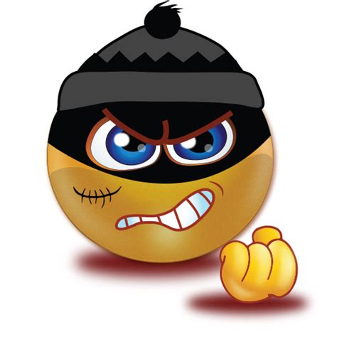 Evil Thief Ski Mask Emoji