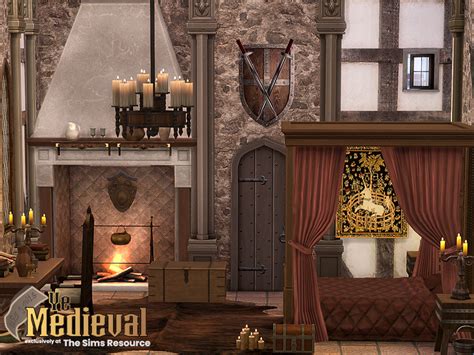 The Sims Resource - Ye Medieval -Guinevere Bedroom - CC