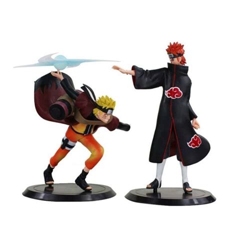 Jual ACTION FIGURE NARUTO X PAIN AKATSUKI SET ISI 2 PCS MINIATUR