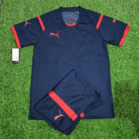 Jual New Stelan Jersey Futsal Jersey Bola Puma Biru Navy Merah Model