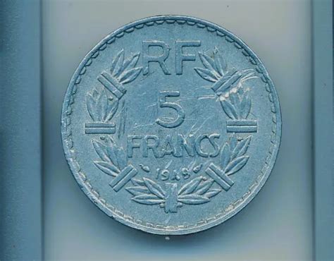 PIÈCE 5 FRANCS Lavrillier alu 1949 4404 EUR 5 00 PicClick FR