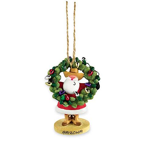 Western Santa With Christmas Wreath Joe Wilcox Indian Den