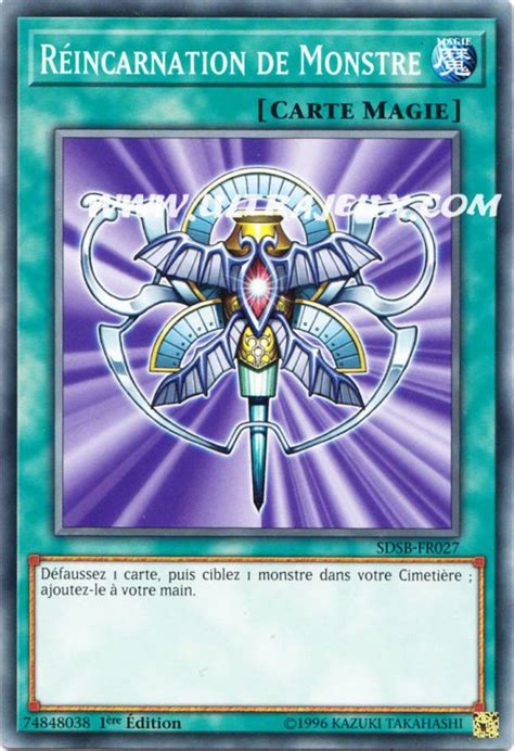 R Incarnation De Monstre Sdsb Fr Carte Yu Gi Oh Cartes L Unit