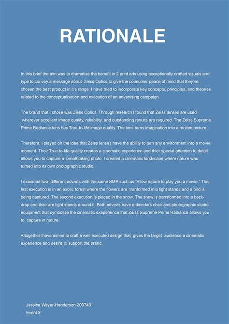ZEISS OPTICS on Behance