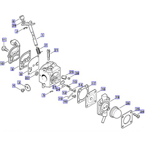 Stihl Sh Blow Vac Sh C Parts Diagram Carburetor C Q S