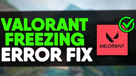 How To Fix Valorant Freezing Tutorial Youtube