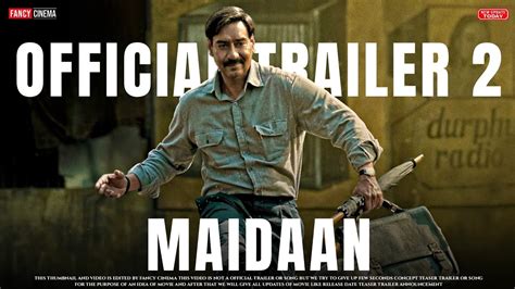 Maidaan Trailer Release Update Ajay Devgan Priyamani Maidaan