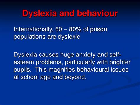 Ppt Understanding Dyslexia Powerpoint Presentation Free Download