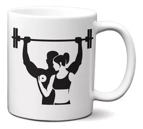 Caneca Casal Fitness Presente Academia Xícara Gym Parcelamento sem juros