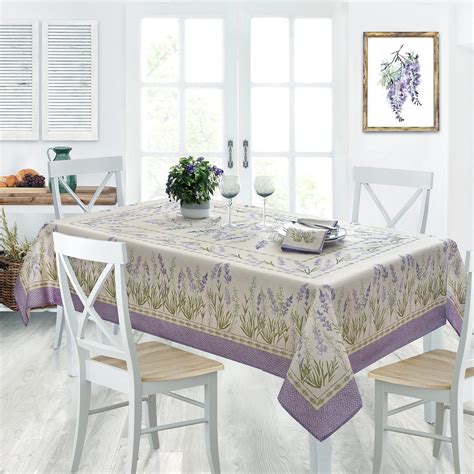 Amazon Home Bargains Plus Provence Rectangle Tablecloth X