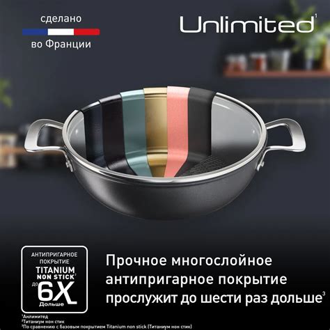 Мультифункциональная сковорода Tefal Unlimited 26 см G2557172, цена ...