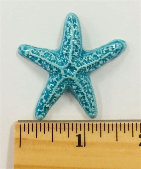 Starfish Tiles Turquoise Etsy