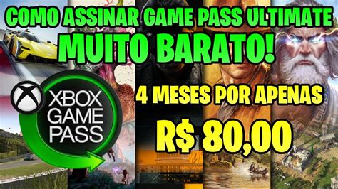 GAME PASS ULTIMATE MUITO BARATO 4 MESES DE GAME PASS ULTIMATE PREÇO