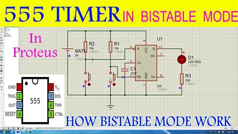 Bistable 555 Timer Circuit