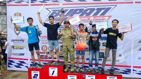 Pebalap Asal Barru Sabet Podium Ke Di Ajang Balap Motor Piala Bupati