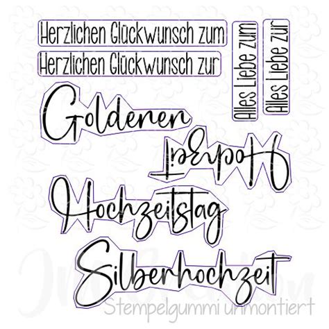 Hochzeitstag Stempelgummi Jm Creation De Der Onlineshop F R