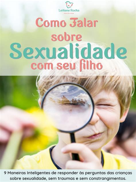 Ebook Gratuito Como Falar De Sexualidade Com Seu Filho Pdf Relação